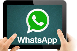 Программа WhatsApp для планшета.