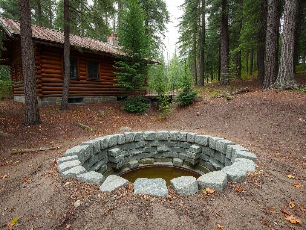 Septic pit at the dacha Septic pit at the dachaфото